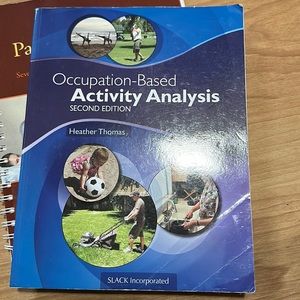 occupation based activity analysis second edition